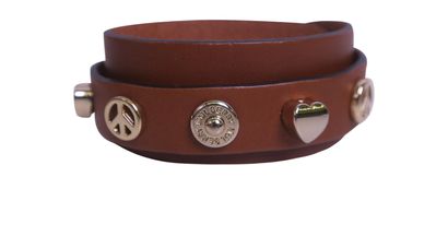 Mulberry Peace and Love Bracelet, front view